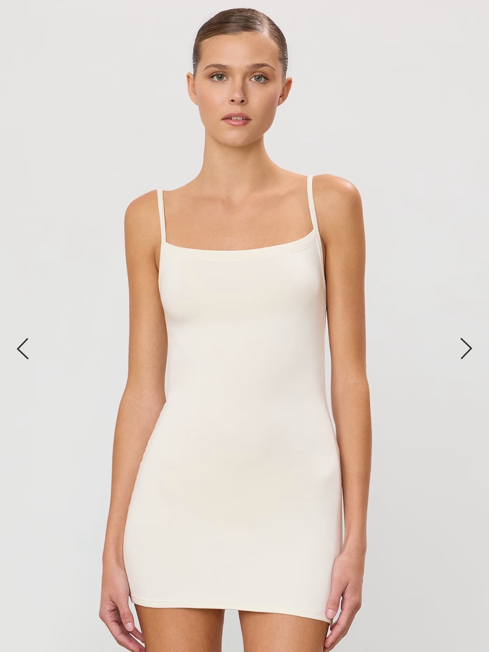 Eterne white tank dress